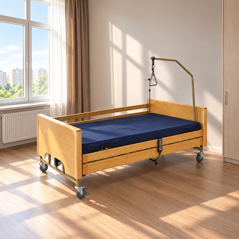 Медицинская кровать NV5HOMEL широкая (ложе 120 см.) Медицинская кровать NV5HOMEL широкая (ложе 120 см.)
